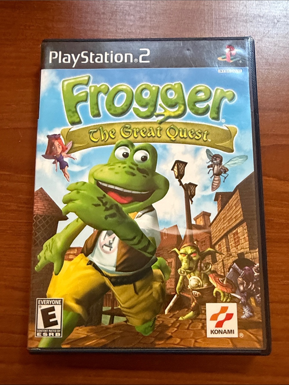 Sony PlayStation 2 Frogger: The Great Quest – Green & Yellow Artwork